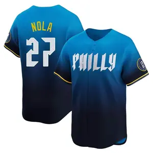 Aaron Nola Philadelphia Phillies Youth Limited 2024 City Connect Jersey - Blue