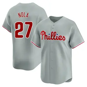 Aaron Nola Philadelphia Phillies Youth Limited Away Jersey - Gray