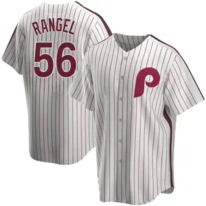 Alan Rangel Philadelphia Phillies Replica Home Cooperstown Collection Jersey - White