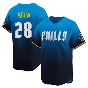 Alec Bohm Philadelphia Phillies Youth Limited 2024 City Connect Jersey - Blue