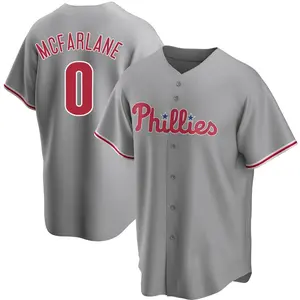 Alex McFarlane Philadelphia Phillies Youth Replica Road Jersey - Gray