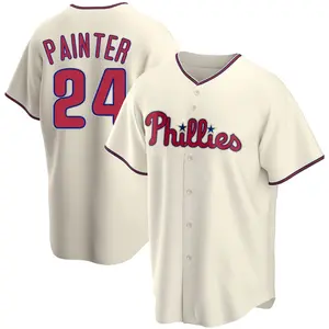 Andrew Painter Philadelphia Phillies Replica Alternate Jersey - Cream
