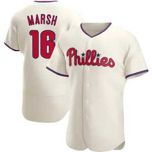 Brandon Marsh Philadelphia Phillies Authentic Alternate Jersey - Cream