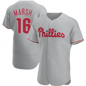 Brandon Marsh Philadelphia Phillies Authentic Road Jersey - Gray