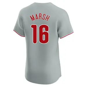 Brandon Marsh Philadelphia Phillies Elite Road Jersey - Gray