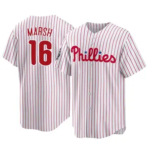 Brandon Marsh Philadelphia Phillies Replica 2022 World Series Home Jersey - White