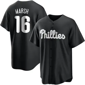 Brandon Marsh Philadelphia Phillies Replica Black/ Jersey - White