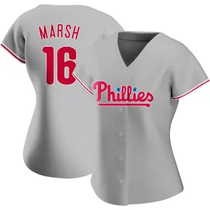 Brandon Marsh Philadelphia Phillies Women's Authentic Road Jersey - Gray