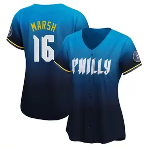 Brandon Marsh Philadelphia Phillies Women's Limited 2024 City Connect Jersey - Blue