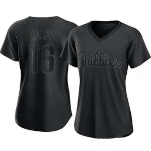 Brandon Marsh Philadelphia Phillies Women's Replica Pitch Fashion Jersey - Black