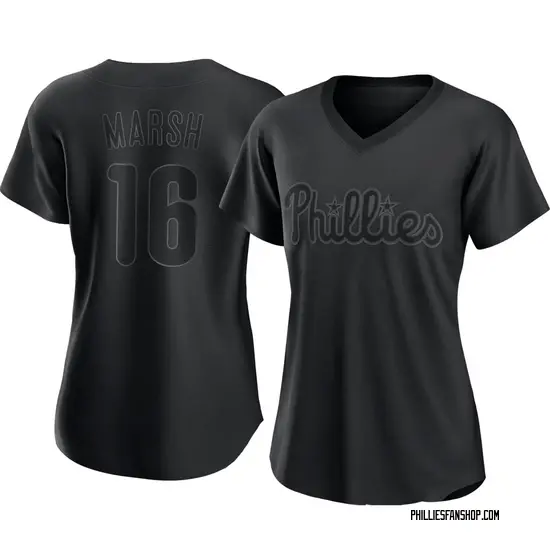 Brandon Marsh Philadelphia Phillies Women's Replica Pitch Fashion Jersey - Black