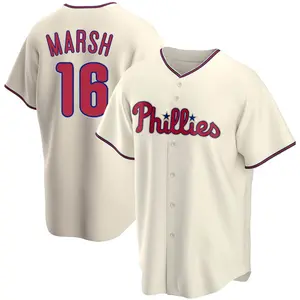 Brandon Marsh Philadelphia Phillies Youth Replica Alternate Jersey - Cream