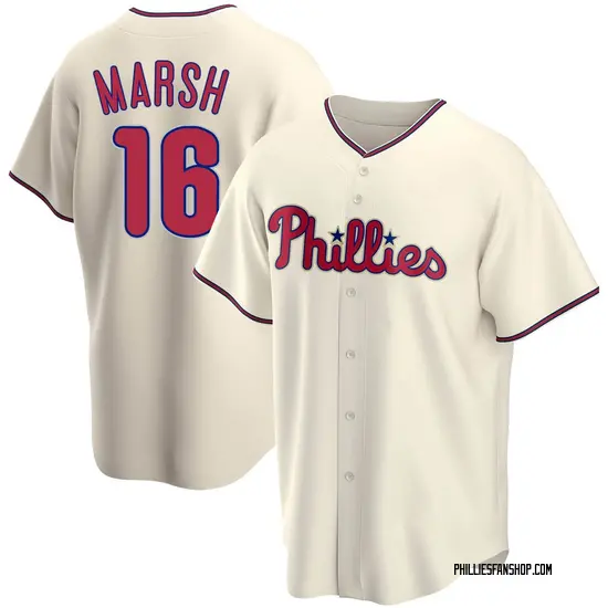 Brandon Marsh Philadelphia Phillies Youth Replica Alternate Jersey - Cream