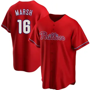 Brandon Marsh Philadelphia Phillies Youth Replica Alternate Jersey - Red