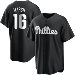 Brandon Marsh Philadelphia Phillies Youth Replica Black/ Jersey - White