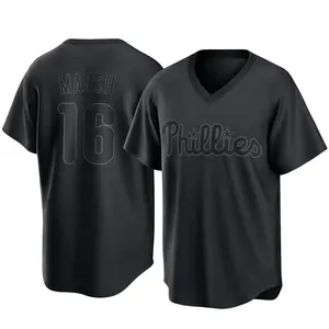 Brandon Marsh Philadelphia Phillies Youth Replica Pitch Fashion Jersey - Black