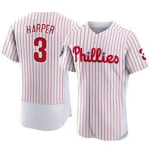 Bryce Harper Philadelphia Phillies Authentic 2022 World Series Home Jersey - White