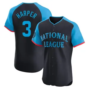 Bryce Harper Philadelphia Phillies Elite National League 2024 All-Star Game Jersey - Navy