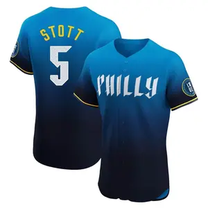 Bryson Stott Philadelphia Phillies Elite 2024 City Connect Jersey - Blue