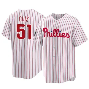 Carlos Ruiz Philadelphia Phillies Replica 2022 World Series Home Jersey - White
