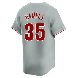 Cole Hamels Philadelphia Phillies Limited Away Jersey - Gray