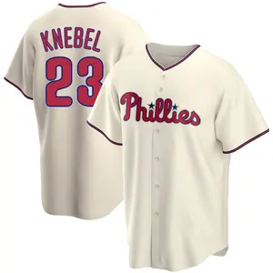 Corey Knebel Philadelphia Phillies Youth Replica Alternate Jersey - Cream