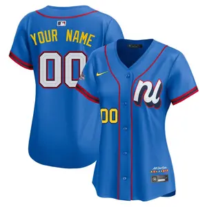 Custom Philadelphia Phillies Women's Limited National League 2025 All-Star Edition Jersey - Blue