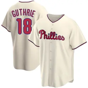 Dalton Guthrie Philadelphia Phillies Replica Alternate Jersey - Cream