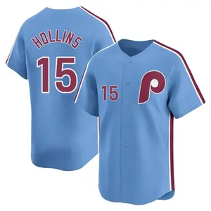 Dave Hollins Philadelphia Phillies Limited Alternate Jersey - Light Blue