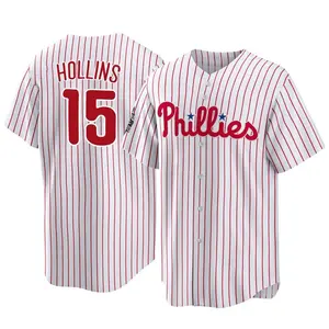 Dave Hollins Philadelphia Phillies Replica 2022 World Series Home Jersey - White
