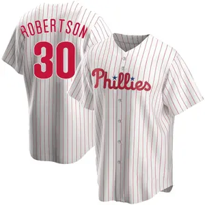 David Robertson Philadelphia Phillies Youth Replica Home Jersey - White