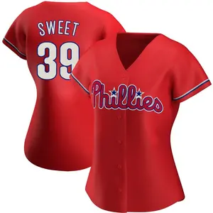 Devin Sweet Philadelphia Phillies Women's Replica Alternate Jersey - Red