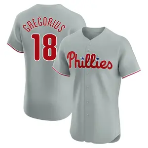 Didi Gregorius Philadelphia Phillies Elite Road Jersey - Gray