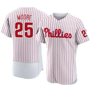 Dylan Moore Philadelphia Phillies Authentic 2022 World Series Home Jersey - White