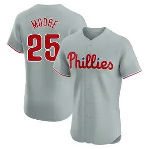 Dylan Moore Philadelphia Phillies Elite Road Jersey - Gray