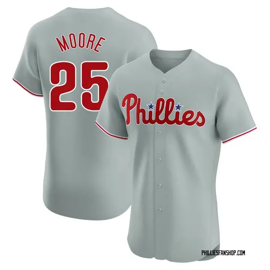 Dylan Moore Philadelphia Phillies Elite Road Jersey - Gray