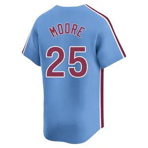 Dylan Moore Philadelphia Phillies Limited Alternate Jersey - Light Blue