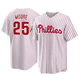 Dylan Moore Philadelphia Phillies Replica 2022 World Series Home Jersey - White