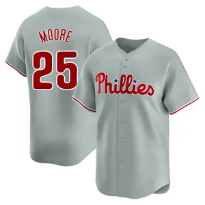Dylan Moore Philadelphia Phillies Youth Limited Away Jersey - Gray