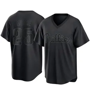 Dylan Moore Philadelphia Phillies Youth Replica Pitch Fashion Jersey - Black