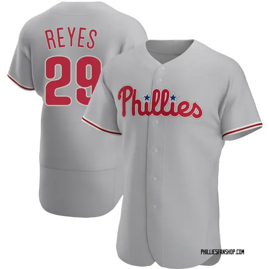 Felix Reyes Philadelphia Phillies Authentic Road Jersey - Gray