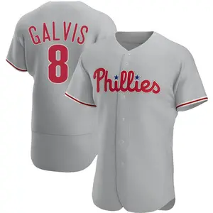 Freddy Galvis Philadelphia Phillies Authentic Road Jersey - Gray
