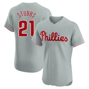 Garrett Stubbs Philadelphia Phillies Elite Road Jersey - Gray