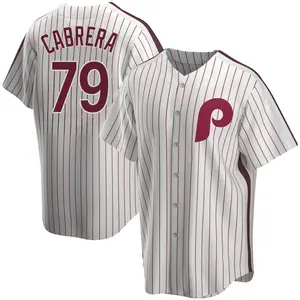 Jean Cabrera Philadelphia Phillies Replica Home Cooperstown Collection Jersey - White