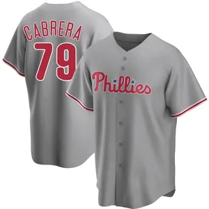 Jean Cabrera Philadelphia Phillies Replica Road Jersey - Gray