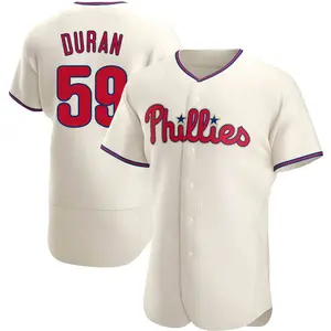 Jhoan Duran Philadelphia Phillies Authentic Alternate Jersey - Cream