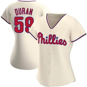 Jhoan Duran Philadelphia Phillies Women's Replica Alternate Jersey - Cream