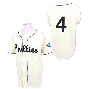 Jimmy Foxx Philadelphia Phillies Authentic Throwback Mitchell and Ness Jersey - White