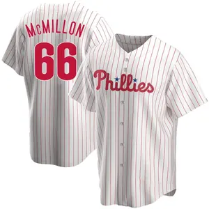 John McMillon Philadelphia Phillies Replica Home Jersey - White