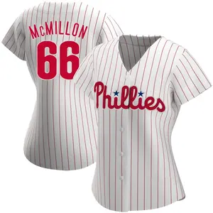 John McMillon Philadelphia Phillies Women's Replica Home Jersey - White